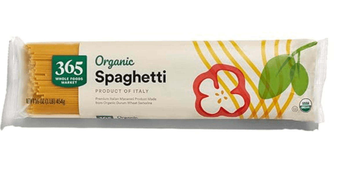 Whole Foods Organic Pasta Spaghetti