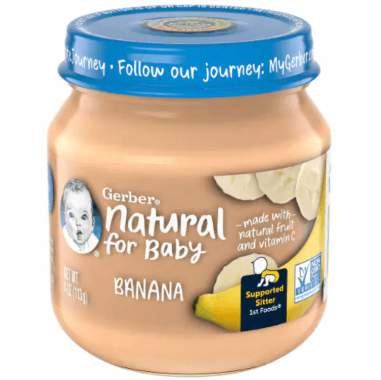 Gerber Baby Food Banana in Glass