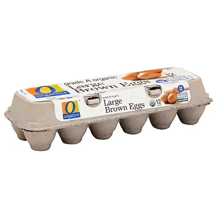 O Organics Organic Eggs Large Brown