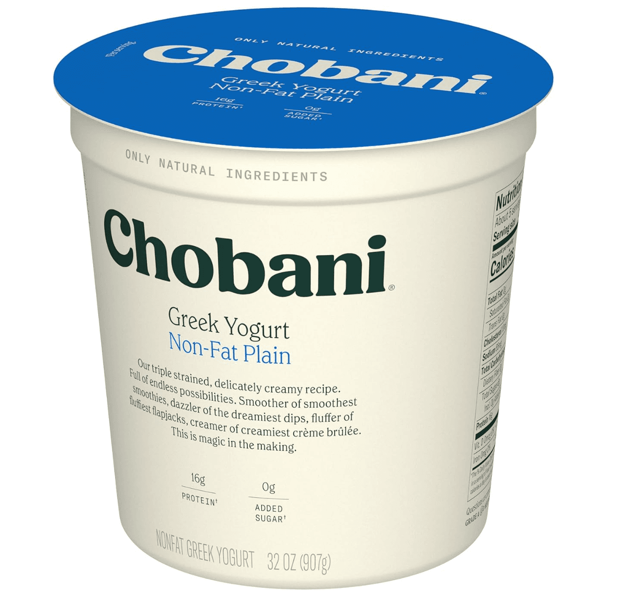 Chobani Greek Yogurt Nonfat Plain